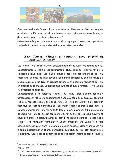 5.2. Tensions ethniques – un deuxième génocide