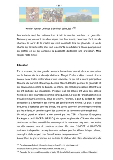 5.2. Tensions ethniques – un deuxième génocide