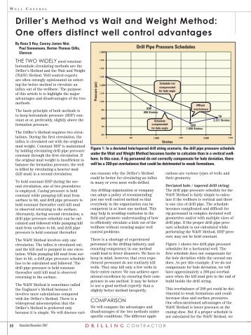 Driller's Method vs Wait and Weight Method - Drilling Contractors