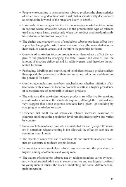 The Scientific Basis of Tobacco Product Regulation - World Health ...