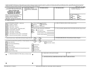 FSIS Form 7234-1 - Food Safety and Inspection Service - US ...