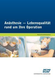 Rund um Ihre Operation (PDF) - Kantonsspital Winterthur