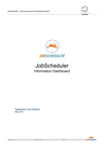 JobScheduler Information Dashboard - Sos-berlin.com