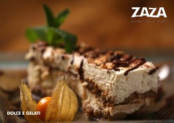 Dessert Menu - Zaza