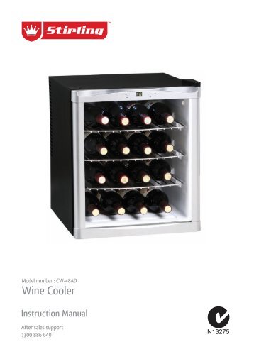 CW-48AD Stirling Wine Cooler - Tempo (Aust)