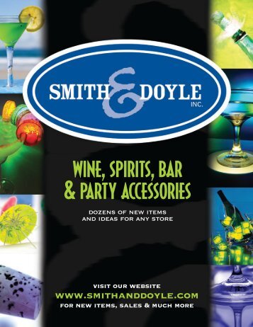 wine, spirits, bar & party accessories - Smith & Doyle Inc.