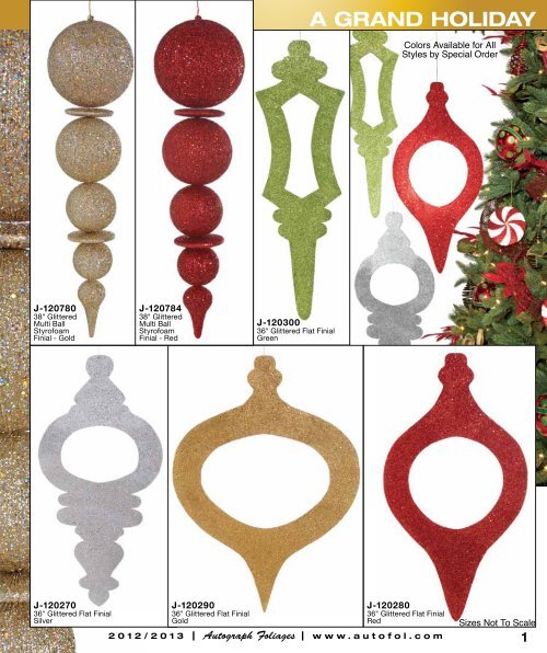 20122013 Christmas Catalog Autograph Foliages