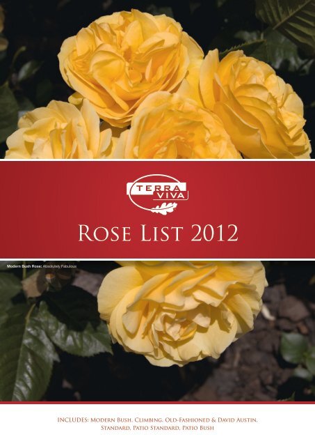 Rose List 2012 Terra Viva Home Garden