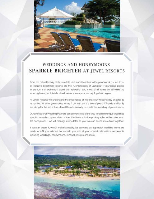 Download our Wedding Packages (PDF) - Jewel Resorts