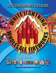 E-mail: Sales@whitelightning - White Lightning Fireworks