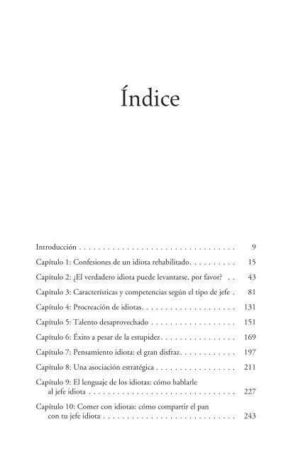 CÓMO TRABAJAR PARA UN IDIOTA