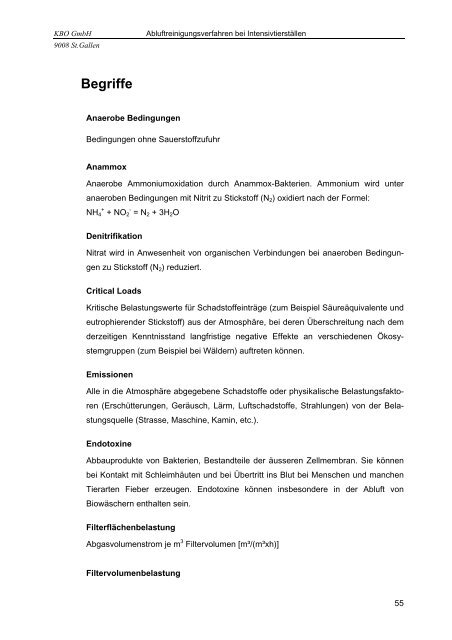 Abluftreinigungsverfahren zur Minderung von Ammoniak - KBO GmbH