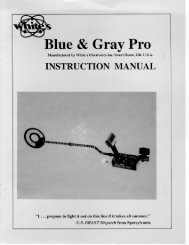 Blue & Gray Pro - White's Metal Detectors