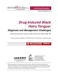 Drug-Induced Black Hairy Tongue: Diagnosis and - DentalCEToday