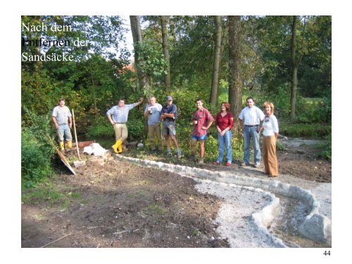 Wasserspielplatz Sindelsdorf Bauliche Entwicklung