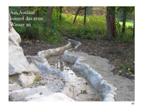 Wasserspielplatz Sindelsdorf Bauliche Entwicklung