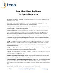 Free Must-Have iPad Apps For Special Education - TCEA