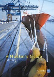 Master's Guide to Berthing - The Standard Club