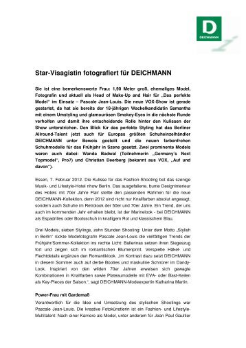 Star-Visagistin fotografiert f