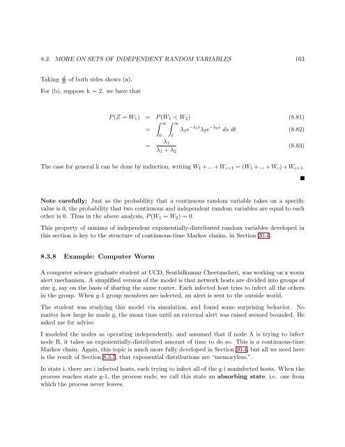 From Algorithms to Z-Scores - matloff - University of California, Davis