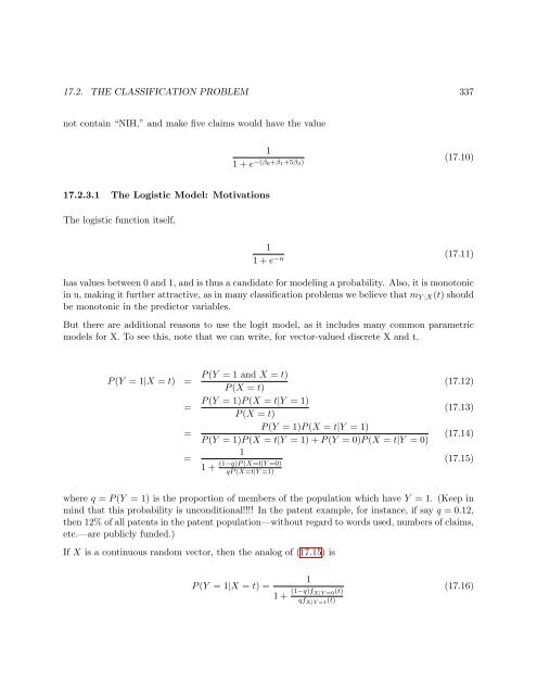 From Algorithms to Z-Scores - matloff - University of California, Davis