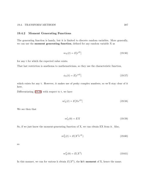 From Algorithms to Z-Scores - matloff - University of California, Davis