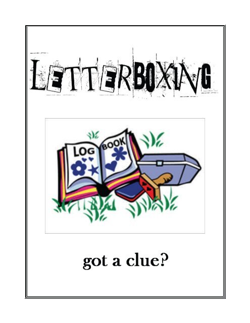 Letterboxing Workbook_v2 - Girl Scouts of Citrus Council