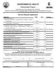 Well Permit Application - Department of Public Health - Los Angeles ...