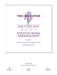 Effective Room Arrangement - The IRIS Center - Vanderbilt University