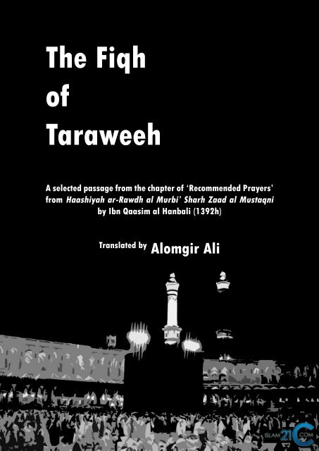 The Fiqh of Taraweeh - Islam21c