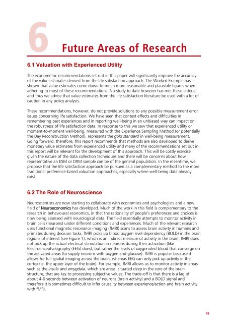 Valuation Techniques for Social Cost-Benefit Analysis: - HM Treasury