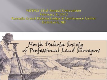 North Dakota Professional Land Surveyors Conference