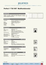 Perfect 1 T30 VKF Multifunktionstür - JELD-WEN Schweiz AG