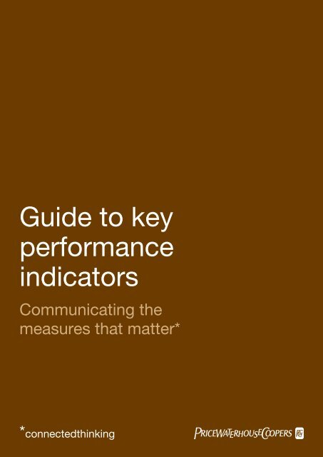 Guide to key performance indicators - PwC