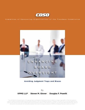 Enhancing Board Oversight - Coso