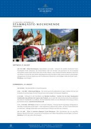 StammgäSte-Wochenende - Kulm Hotel