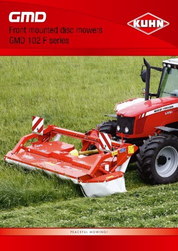GMD 102 F series - KUHN farm machinery