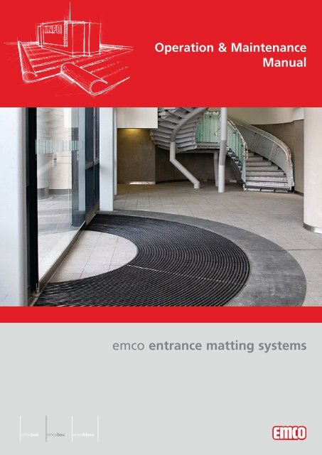 Operation & Maintenance Manual - EMCO Entrance Matting ...