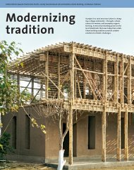 Modernizing tradition - Holcim Foundation for Sustainable ...