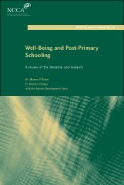 Well-Being and Post-Primary Schooling - National Council for ...