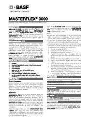 MASTERFLEX ®3000 - BASF Construction Chemicals Pacific