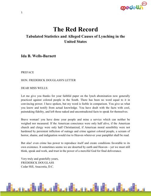 The Red Record Tabulated Statistics and Alleged Causes