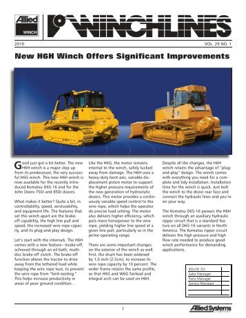 New H6H Winch Offers Significant Improvements - Allied Systems ...