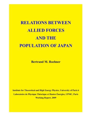 Relations between Allied forces and the population of - lpthe