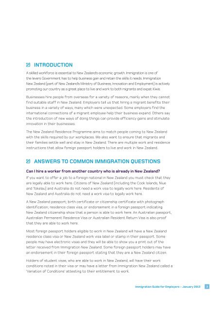 Immigration Guide for Employers - Immigration New Zealand