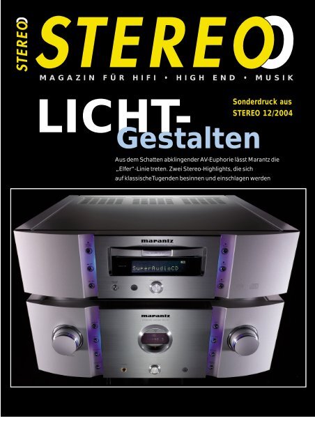 Gestalten Sonderdruck aus STEREO 12/2004 - Kern + ...