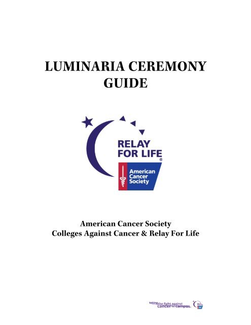 Relay for Life Luminaria Event