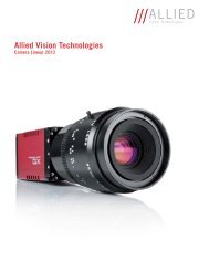 Camera brochure - Allied Vision Technologies