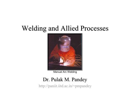 Welding and Allied Processes