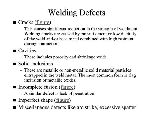 Welding and Allied Processes